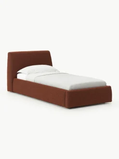 Westwing Collection Bouclé-Einzelbett Cloud