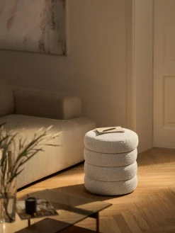 Westwing Collection Bouclé-Hocker Alto