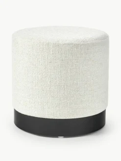 Westwing Collection Bouclé-Hocker Orchid