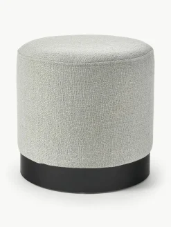 Westwing Collection Bouclé-Hocker Orchid
