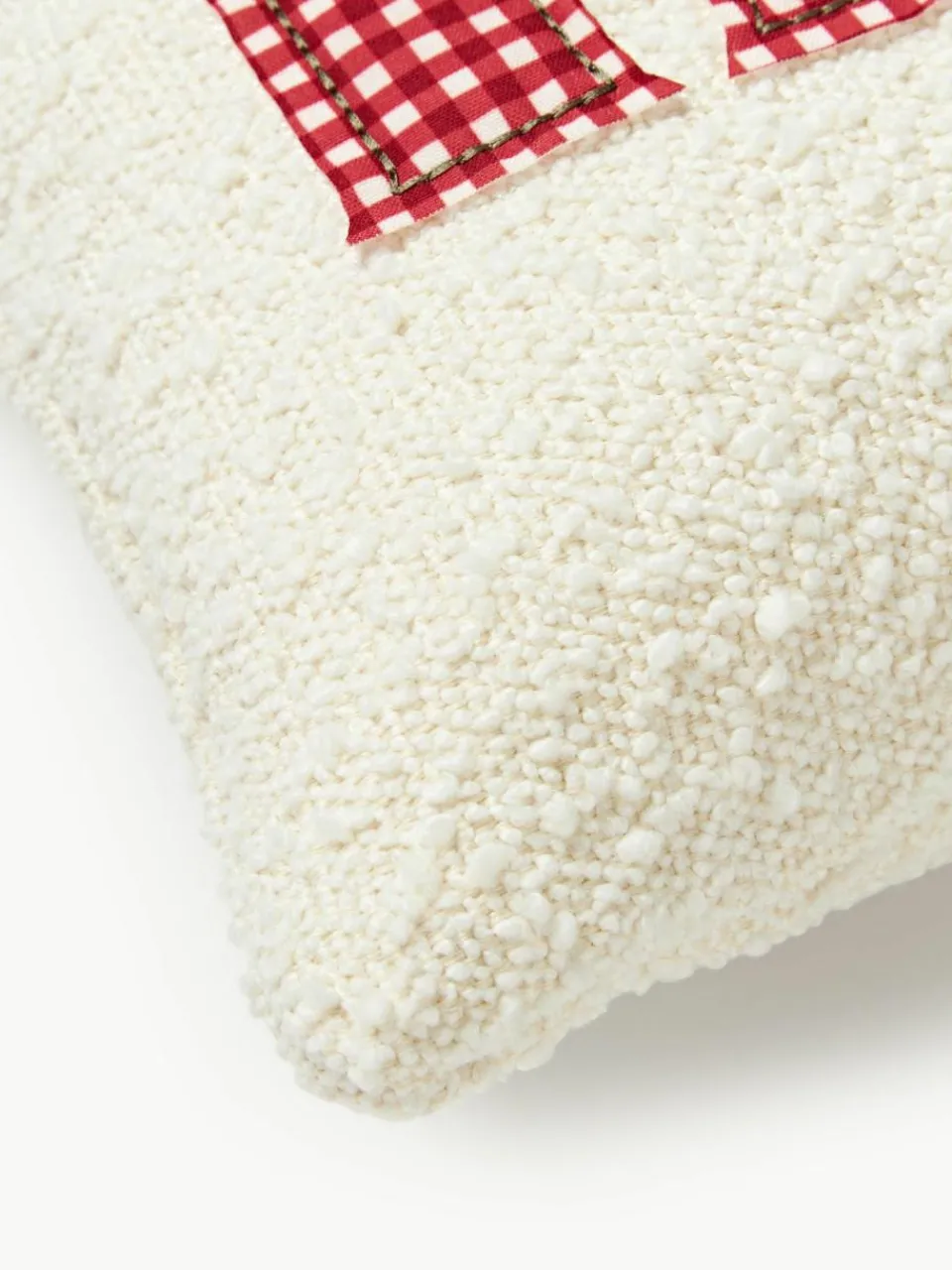 Westwing Collection Bouclé-Kissenhülle Lysander