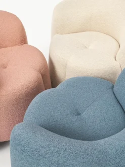 Westwing Collection Bouclé-Loungesessel Fleur