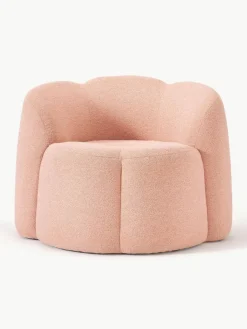 Westwing Collection Bouclé-Loungesessel Fleur
