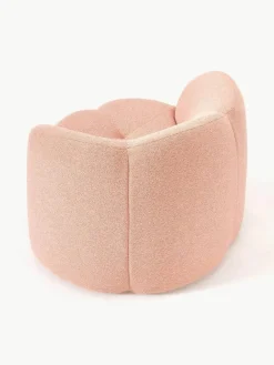 Westwing Collection Bouclé-Loungesessel Fleur