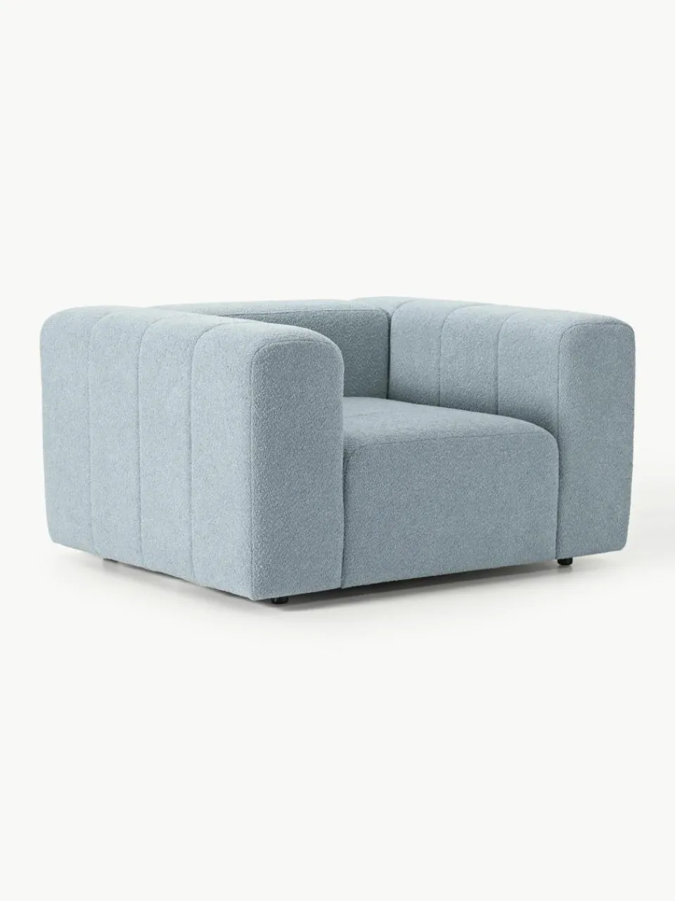 Westwing Collection Bouclé-Loungesessel Lena