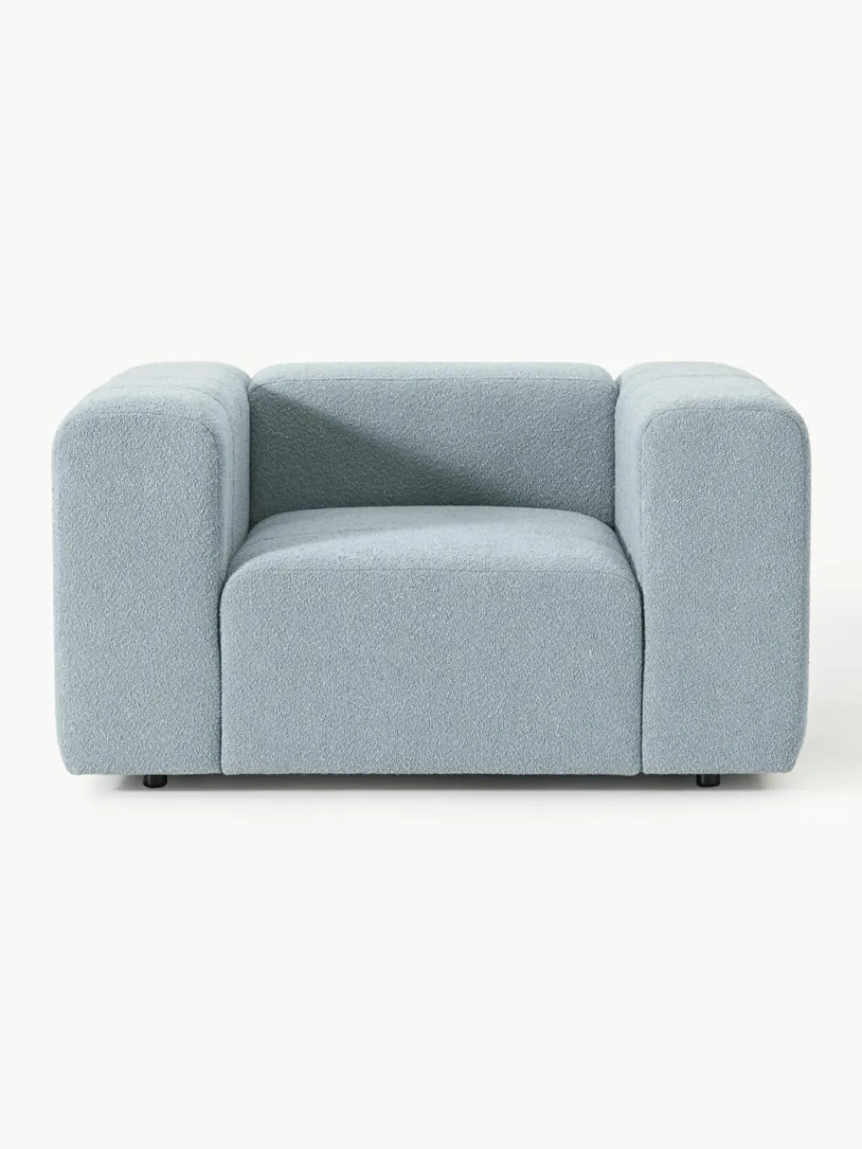 Westwing Collection Bouclé-Loungesessel Lena