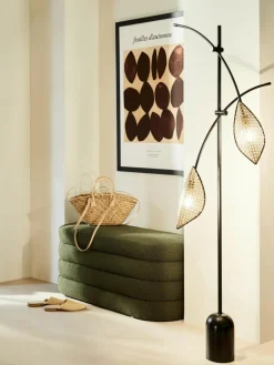 Westwing Collection Bouclé-Polsterbank Alto