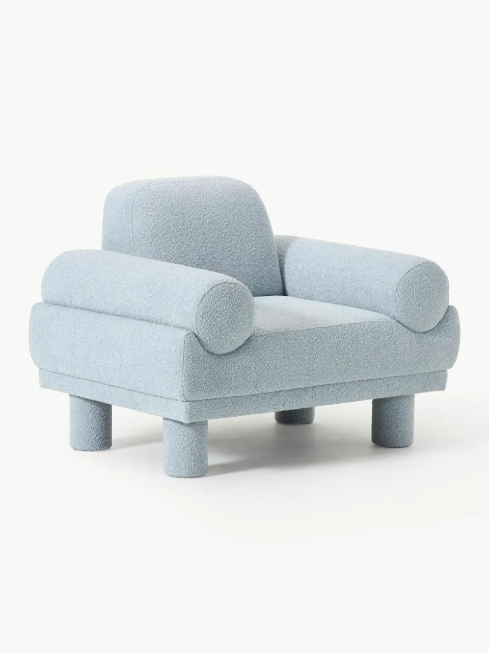 Westwing Collection Bouclé-Sessel Lilo