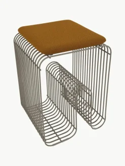 Aytm Bouclé-Sitzkissen Curva für Hocker
