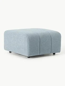 Westwing Collection Bouclé-Sofa-Hocker Lena