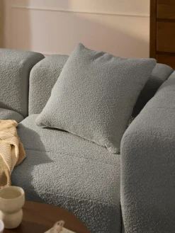 Westwing Collection Bouclé-Sofa-Kissen Lena