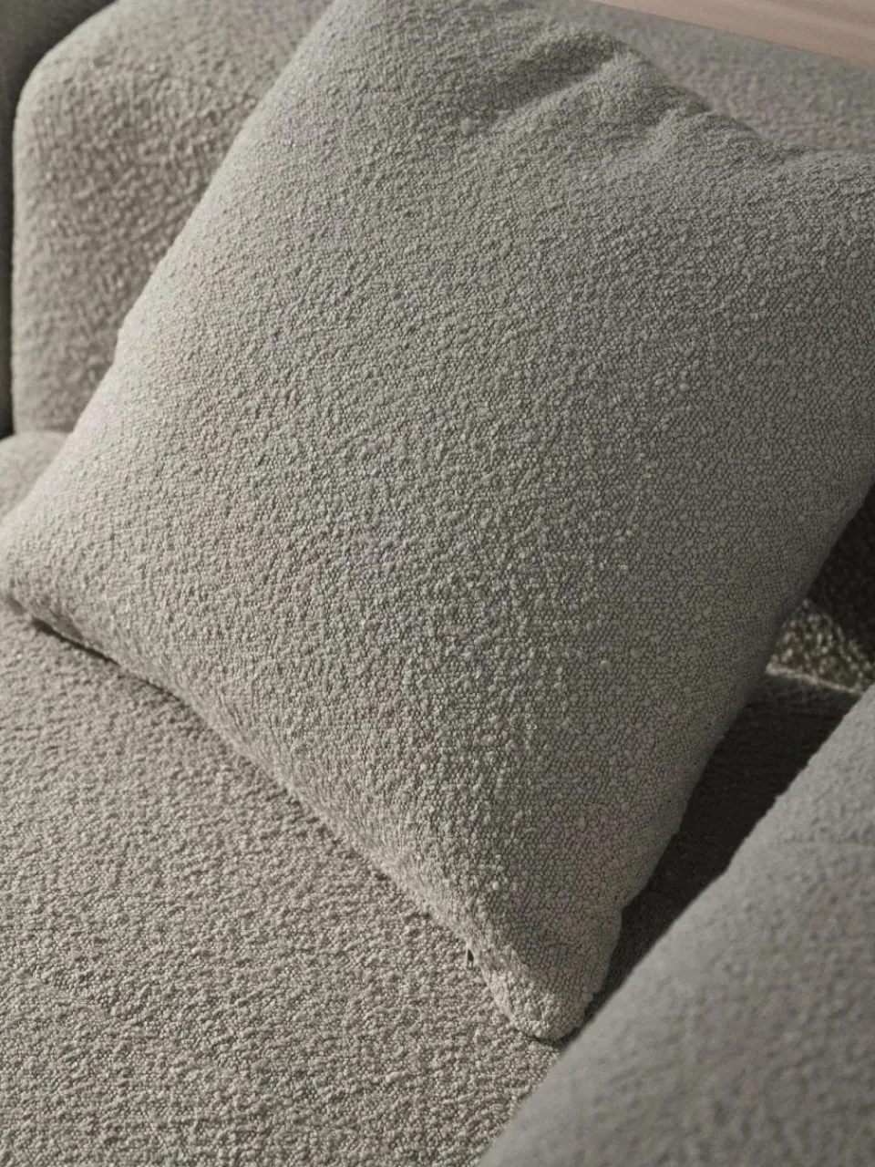 Westwing Collection Bouclé-Sofa-Kissen Lena