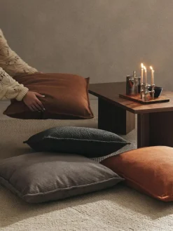 Westwing Collection Bouclé-Sofa-Kissen Lennon