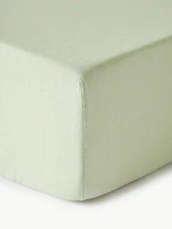 Westwing Collection Boxspring-Spannbettlaken Airy, gewaschenes Leinen