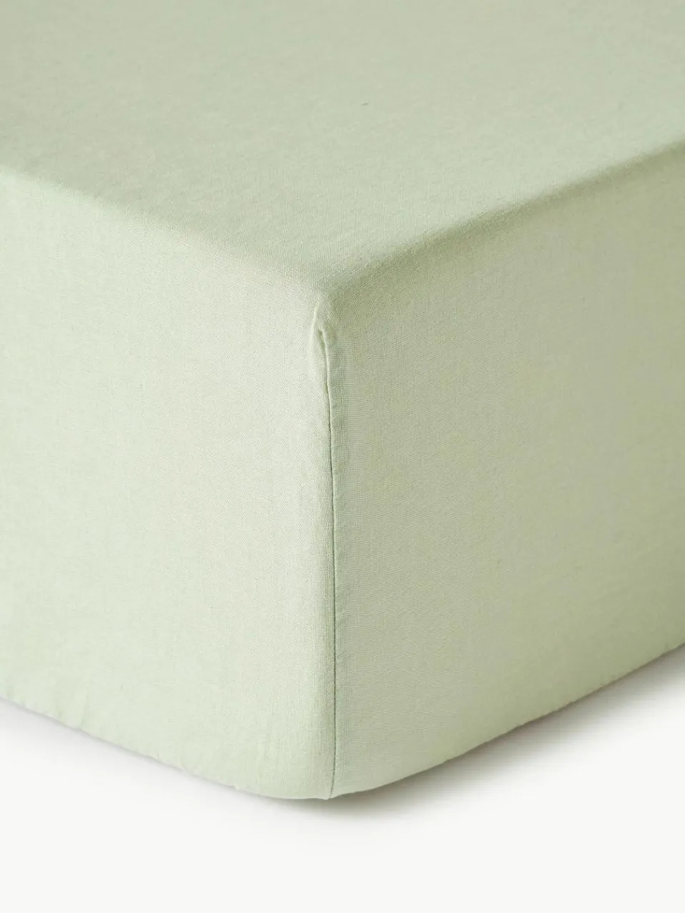 Westwing Collection Boxspring-Spannbettlaken Airy, gewaschenes Leinen