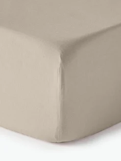 Westwing Collection Boxspring-Spannbettlaken Airy, gewaschenes Leinen