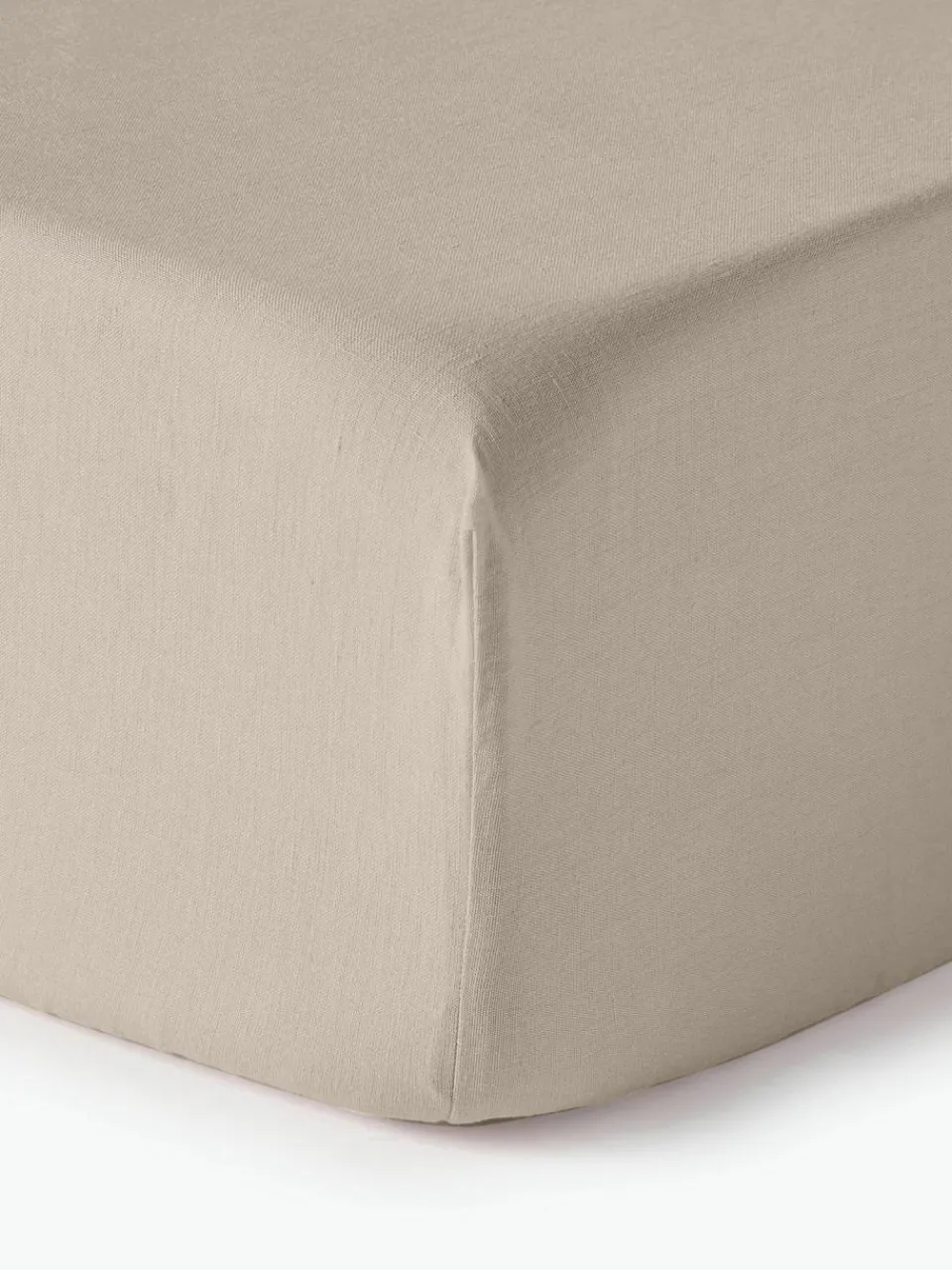 Westwing Collection Boxspring-Spannbettlaken Airy, gewaschenes Leinen