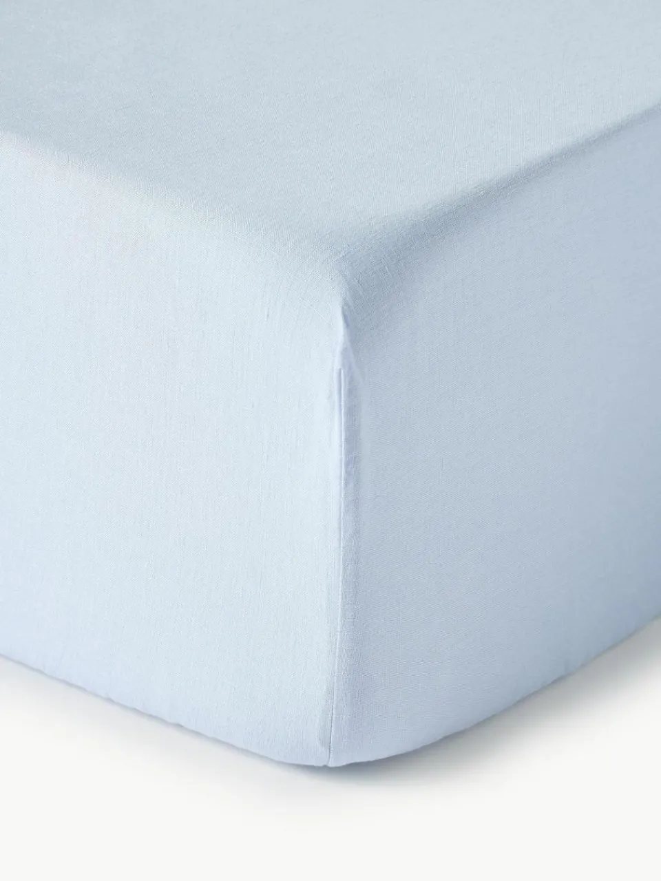 Westwing Collection Boxspring-Spannbettlaken Airy, gewaschenes Leinen