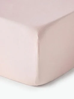 Westwing Collection Boxspring-Spannbettlaken Airy, gewaschenes Leinen