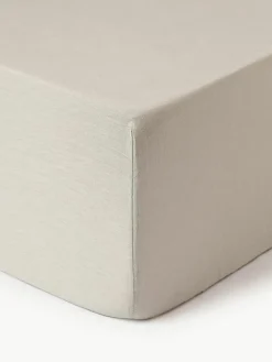 Westwing Collection Boxspring-Spannbettlaken Airy, gewaschenes Leinen