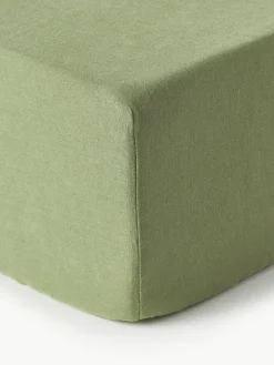 Westwing Collection Boxspring-Spannbettlaken Airy, gewaschenes Leinen