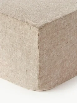 Westwing Collection Boxspring-Spannbettlaken Linna, Leinen