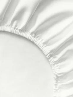 Westwing Collection Boxspring-Spannbettlaken Premium, Baumwollsatin