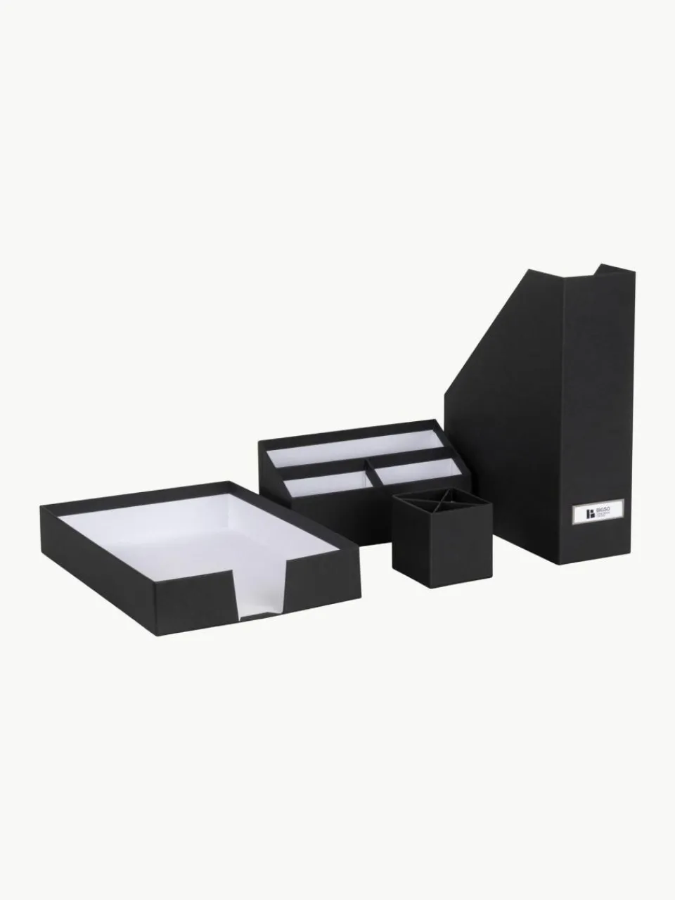 Bigso Box of Sweden Büro-Organizer Hugo, 4er-Set