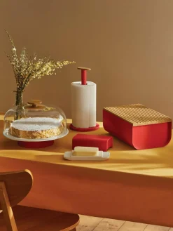 Alessi Brotkasten Mattina mit Bambusholz-Deckel