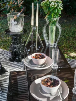 Kartell Champagnergläser Jellies mit Strukturmuster, 4 Stück