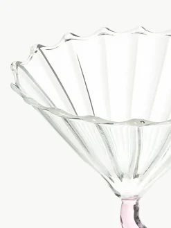 &k amsterdam Cocktailgläser Curve aus Borosilikatglas, 2 Stück