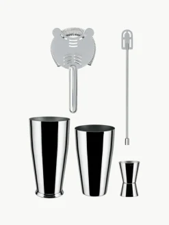 Alessi Cocktail-Set Lunar Eclipse aus Edelstahl, 5er-Set