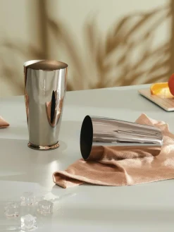 Alessi Cocktail-Set Lunar Eclipse aus Edelstahl, 5er-Set