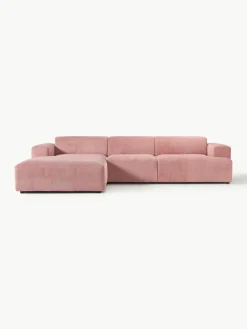 Westwing Collection Cord-Ecksofa Melva (4-Sitzer)