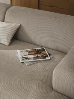 Westwing Collection Cord-Sofa Melva (3-Sitzer)