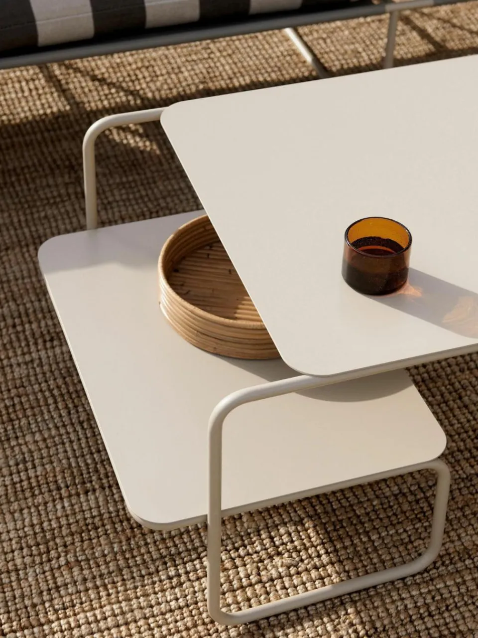 ferm LIVING Couchtisch Level mit zwei Ebenen