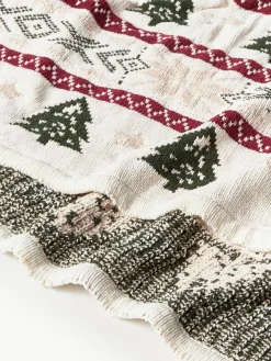 Westwing Collection Decke Nalani mit winterlichem Muster
