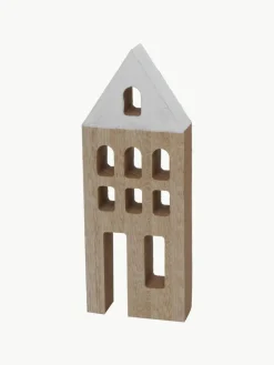 Westwing Deko-Häuser Towny aus Holz, 6 Stück
