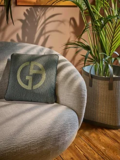 Armani Casa Dekokissen Janette mit Giorgio Armani-Logo