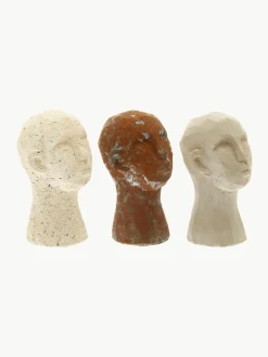 Villa Collection Deko-Objekte Figure Talvik Head, 3er-Set