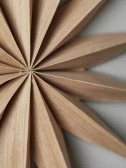 Broste Copenhagen Deko-Sterne Venice aus Holz, 2 Stück