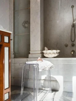 Kartell Design Hocker Charles Ghost