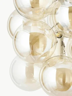 Westwing Collection Design Pendelleuchte Bubbles aus Glas