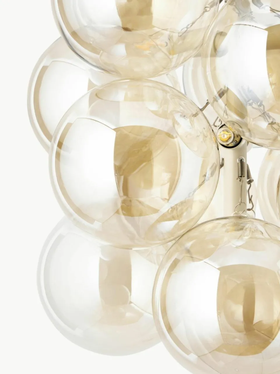 Westwing Collection Design Pendelleuchte Bubbles aus Glas
