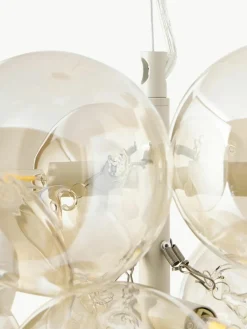 Westwing Collection Design Pendelleuchte Bubbles aus Glas