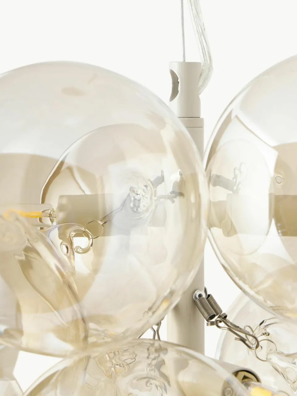 Westwing Collection Design Pendelleuchte Bubbles aus Glas