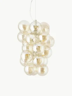 Westwing Collection Design Pendelleuchte Bubbles aus Glas