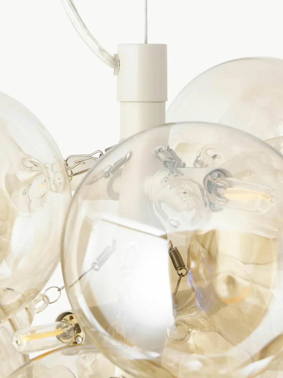 Westwing Collection Design Pendelleuchte Bubbles aus Glas