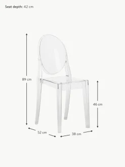 Kartell Design Stuhl Victoria Ghost