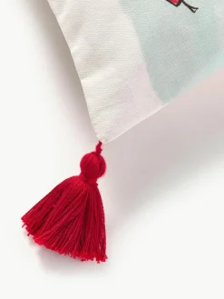 Westwing Collection Designer Baumwoll-Kissenhülle Sled von Kera Till